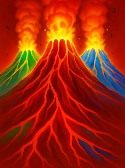 3 Coin Volcanoes